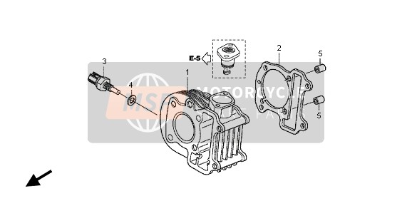 12100GFC771, Cylindre Comp., Honda, 0